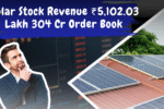 Solar stock revenue ₹ 5,102.03 lakh 304 cr order book
